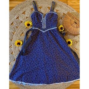 Gunne Sax Vintage 1970s Dress